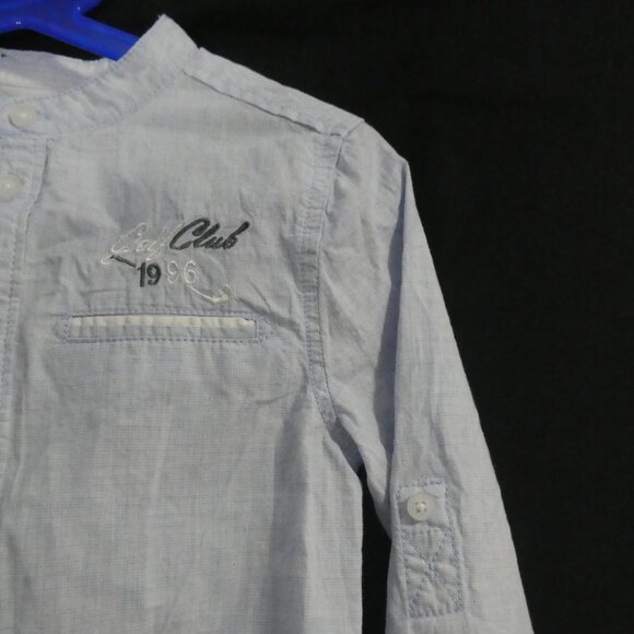 OKAIDI | 6 years | Light Blue Cotton Button-Up Shirt - Picture 5 of 16